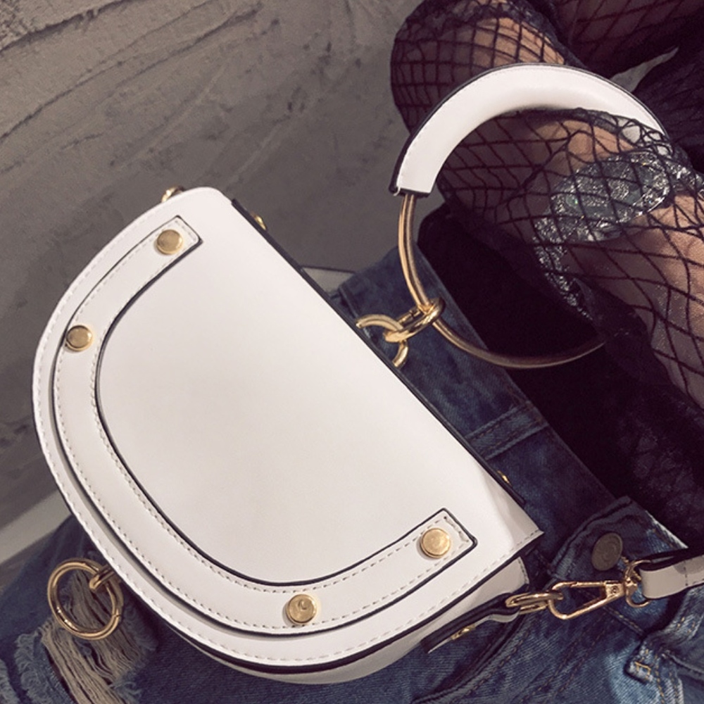 European Retro Rivet  Handbag